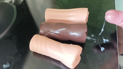 HDBCock: Koukej, jak šukám 3 fleshlights jeden po druhém