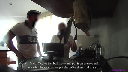 Latinaspy: A big breasted maid Christmas story