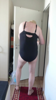 Funny Dance in Body and Tights