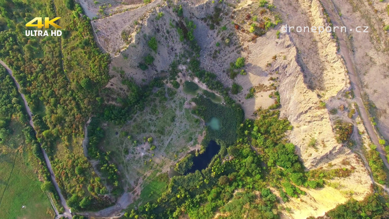 Peaches and Bananas: Teen on the Nudist Beach Filmed by Drone