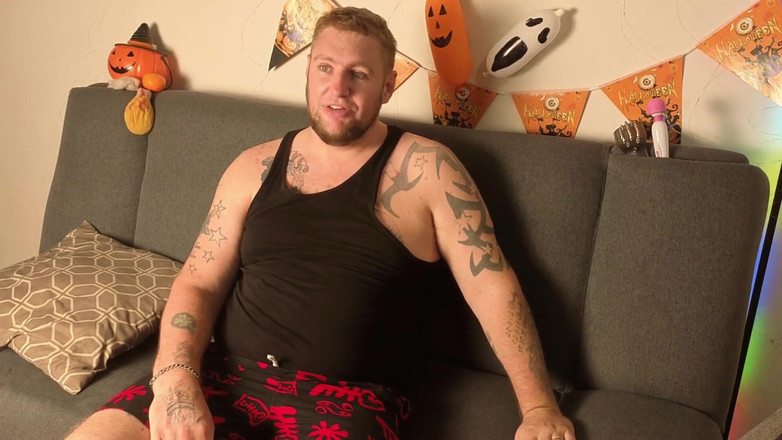 Jimbob Star GAY: Jimbob Gaping His Tight Asshole with Dildo Play