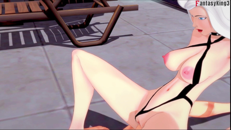 Fantasy king: Felicia Hardy (černá kočka) Tvrdý sex v bikinách - Marvel