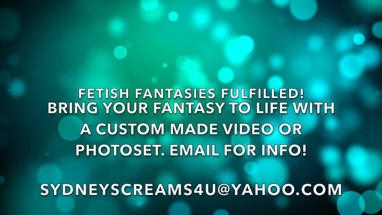 Sydney screams fetish: Hard Finger Biting - HD