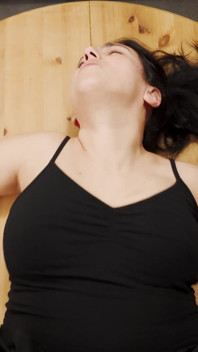 The Neighbor on the Kitchen Table Taken Hard Through Incl Butplug and Creampie