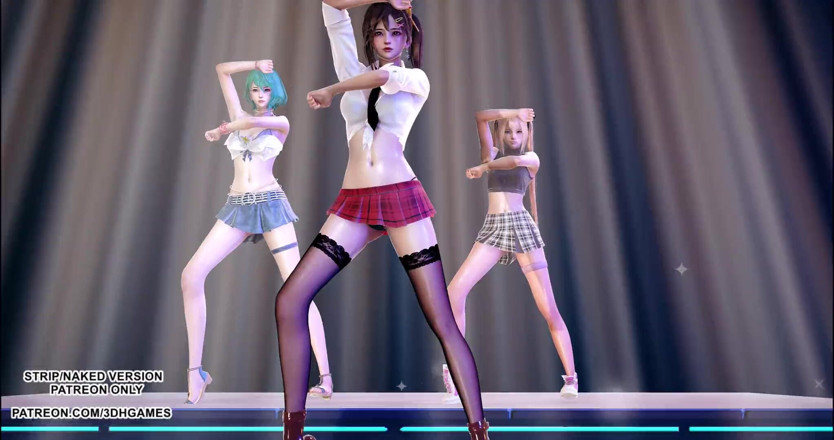 3D-Hentai Games: [mmd] Завойовник доа Марі Роуз Місакі, гарячий танець тамакі 4k 60 кадрів в секунду