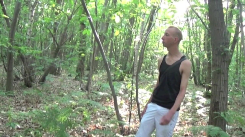 Gaybareback: Gay fucked by Hakim twink straight Arab in forest cruising