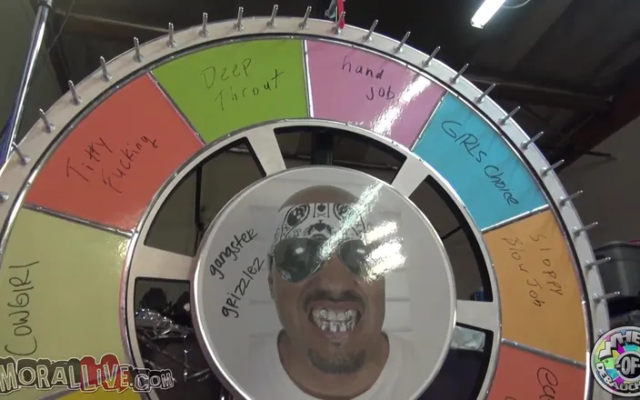Immoral Live: Charisma Cappelli was excited to be on Wheel of Debauchery...