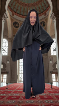 Abaya ve tesettür denemesi