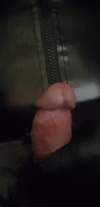 Cumshot While Wearing Boobs and Latex Catsuit