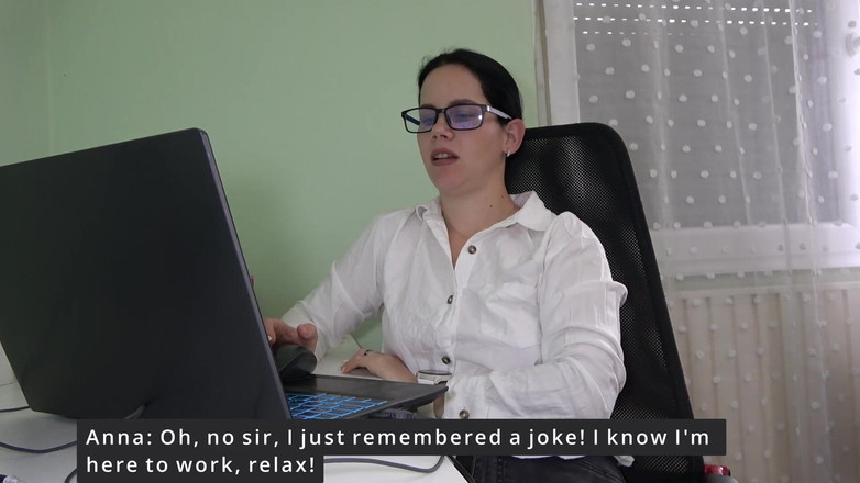 Anna Sky: Krásná Anna Ponižuje Malého Ptáka Svého Šéfa