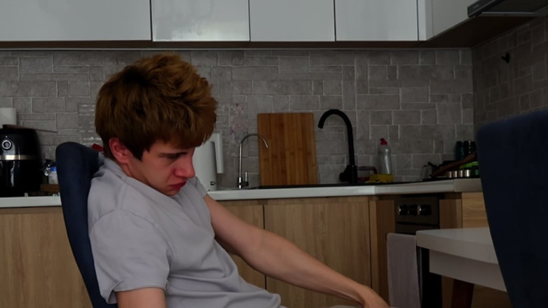 Max Gen: Guy with Huge Cock Fucks Young Guy Deep in Throat...