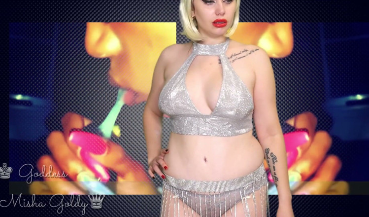 Goddess Misha Goldy: Você estará nos holofotes da festa gangbang!