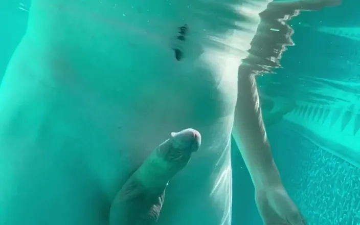 Little Butt: Swimming nude made me so horny that accidentally came In...