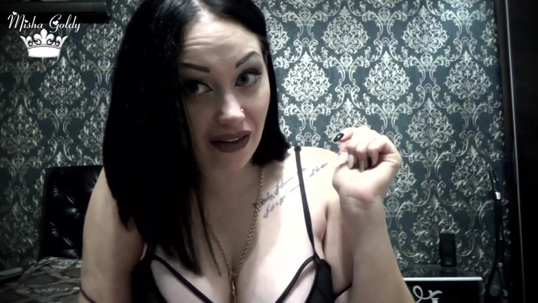 Goddess Misha Goldy: Necken &amp;CEI WICHSANLEITUNG SPH