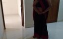 Aria Mia: Stiefsohn fickt, während er sari trägt, tamilische heiße tante für...