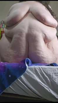 SSBBW Velké břicho Chvěje hluková postel