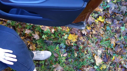 CharnElle: Risky outdoor blowjob near road with facial ending