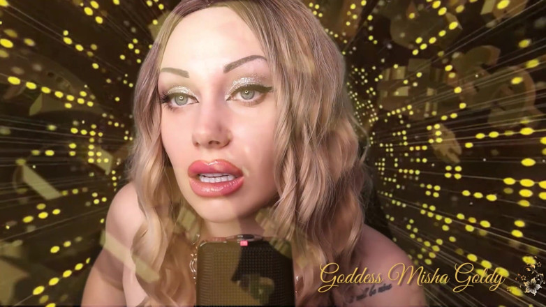 Goddess Misha Goldy: สะกดจิต ASMR 3Dio! สำหรับเธอ - นักเสือกเหงา! ฉันอยู่ตรงนี้กับเธอจริงๆ!