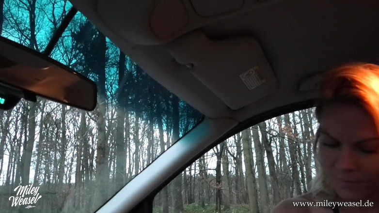 Miley Weasel: Calda bionda tedesca viene scopata in pubblico