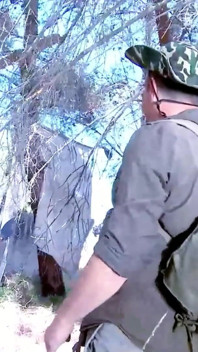 Boy scout seduces skinny teen Susi Gala and fucks her outdoors