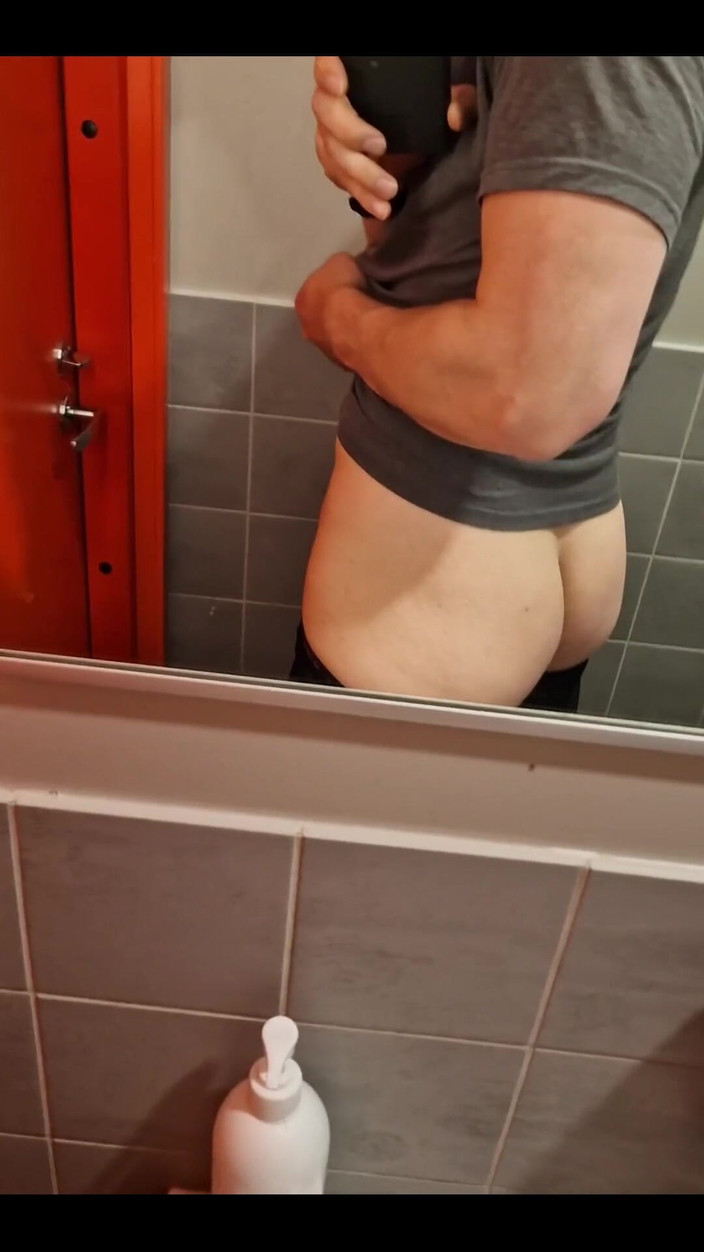 Awesome A: After a workout at the gym 