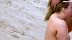 Cum Date Me: Follar en la playa es muy bueno y fuerte