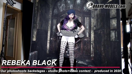 Bravo Models Media: Buổi chụp hình 386-backstage Rebeka Black - Người lớn