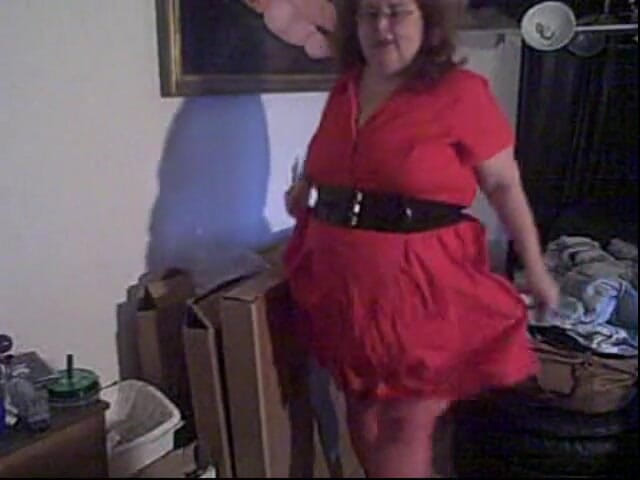 BBW nurse Vicki adventures with friends: Sexy dancing in my red dress part of a cam...