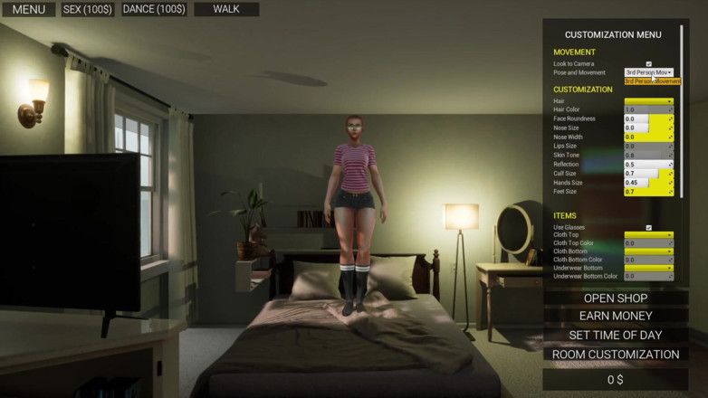 LewdArcade: Votre fille, simulateur de jeu de sexe, jouez à un jeu...
