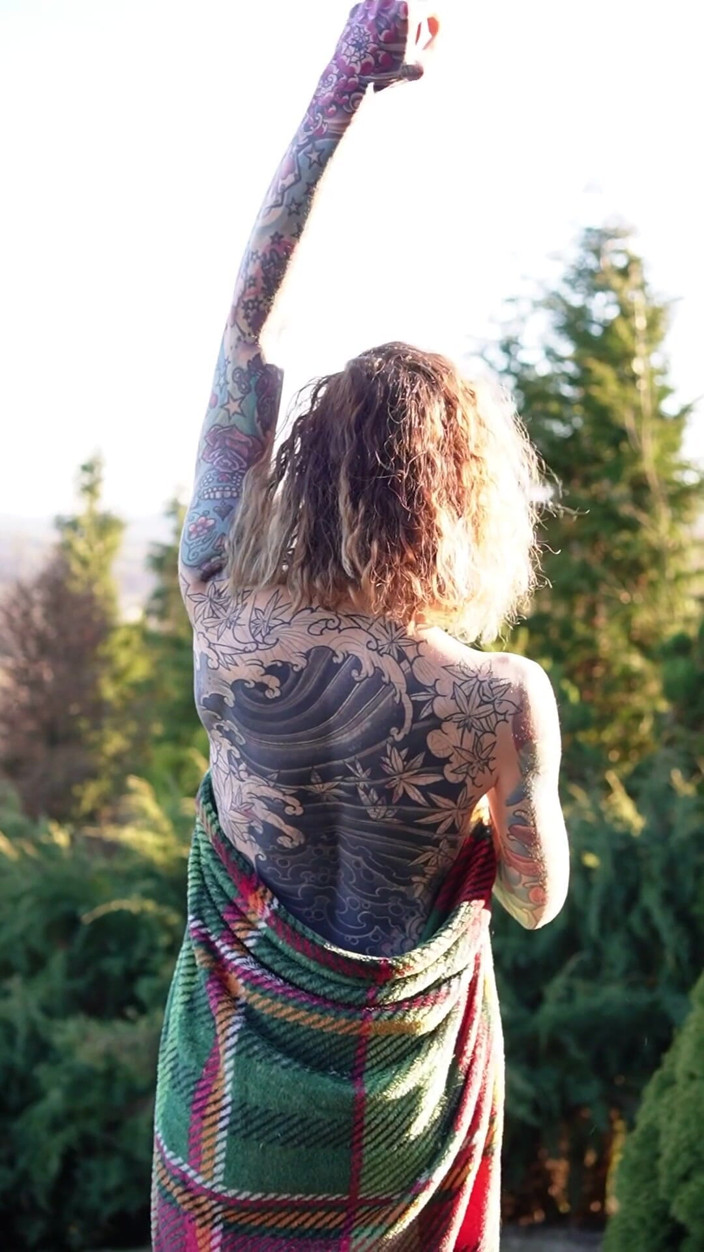 Roxy Rain: The Forest Sees Me Naked, Only Towel Keeps the Secret