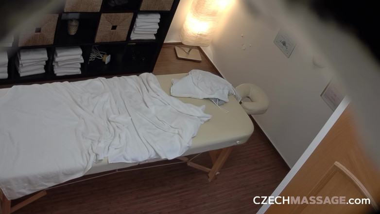 Czech Massage: Czech Massage 385: Young Brunette Gets Her Tight Pussy Stuffed