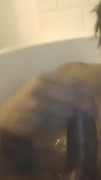 Nata4sex laying in the bath stroking my dick