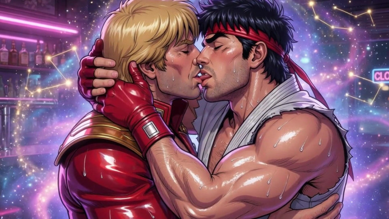 Erotic Man: Ken a Ryu se dělají (ai)