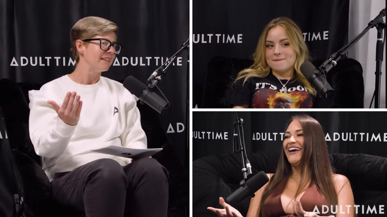 Adult Time Podcast: Гізель Бланко &amp; Анна Клер Хмари феромони, ножиці , &amp; кущ | Підкас для дорослих