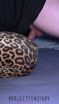 My Halloween Treat in a Leopard Zentai Catsuit for You