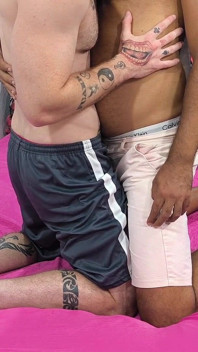 Behind the Scenes of Carmona and Her Stepfather Fucking the Bearded Bear