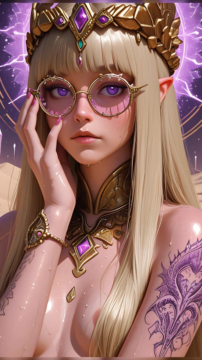 LustRender: Lustrender Cobra Queen Slideshow - Sky Temple Arcane Glow nổi