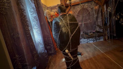 Aaexperiencesltd: Final Part:- Domina Satana & Bag Man in Chains and Pallets...