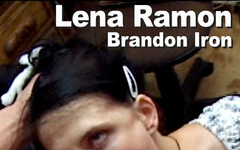 Edge Interactive Publishing: Lena Ramon & Brandon Iron: drsné kouření a výstřik na obličej
