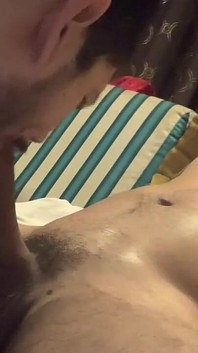 Muscular Buff Getting a Hot Blowjob