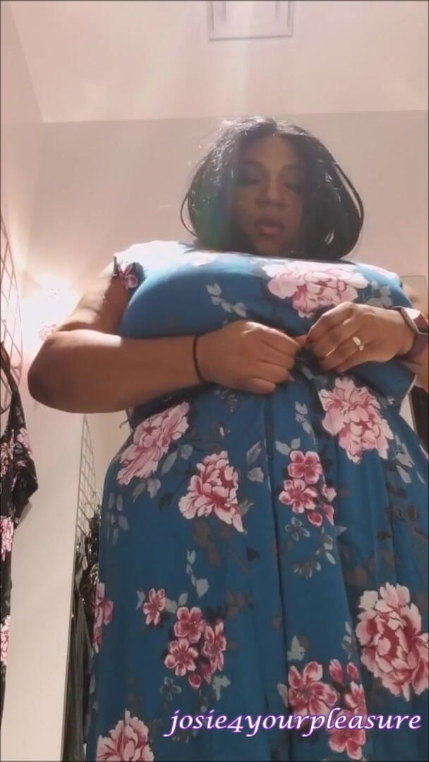 Josie4yourpleasure: BBW Torrid Fitting Room Masturbation HD