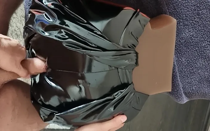 Naxy: Shiny Latex Ass Humping and Leather Shorts Banged