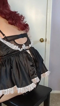 Sissy Candy Tries to Hide Her Dildos!