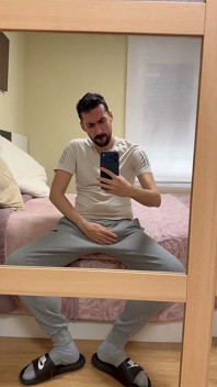 Hot Stepdaddy Showing off Big Cock