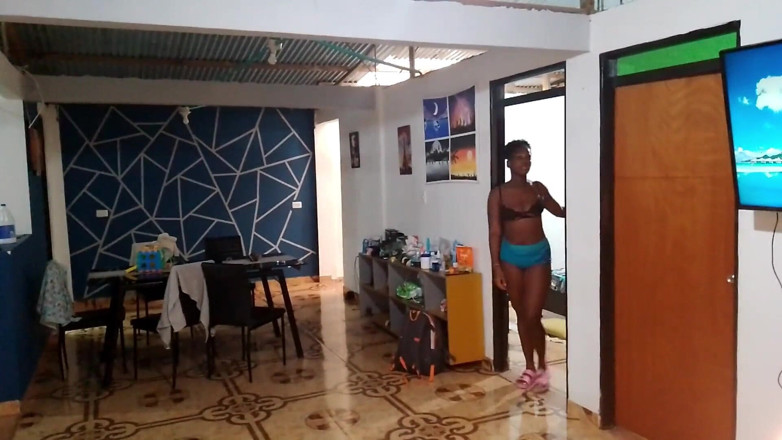 Jhodez1: Freaky country zwart meisje dat niet in haar slaapkamer wil...