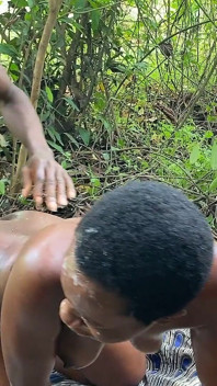 Outdoor Village Girl Loves to Get Dominated by Two BBC's