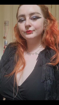 Serving You Morticia Addams Vibes