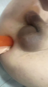 Sisboy Fucked Herself with Two Big Dick Toy
