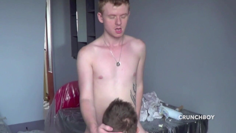 Crunch Boy: Un trou de jumelle incroyable se fait enculer dans un...