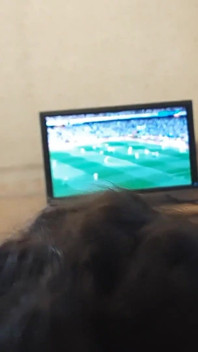 La sissy schiava troia in basso serve il suo proprietario come apicolo, succhia e bacia cazzo e lecca il culo mentre il proprietario guarda il calcio